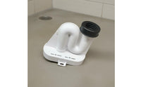 Urinal Drain Offset Connector Adjustable Design Urinal Waste Tube Adapter Leak-Resistant Gasket Plumbing Fitting for Contractors, Commercial Restroom