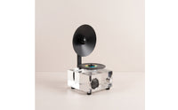 Gramophone with Acrylic Base Decorative Gramophone Ornament Tabletop Desktop Decoration for Living Room