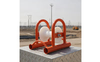 Cable Laying Pulley Sturdy Cable Guide Roller Pulley with Metal Frame for Electricians