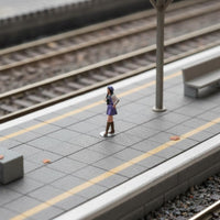 1/64 Scale Girl Figurine Completed Model 1/64 Scale Girl Figure Workmanship Painted Resin Figurine for Hobbyists