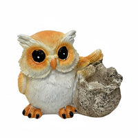 Owl Figurine Miniature Owl Figurine Compact for Gardeners, Collectors, Micro-Landscape, Desktop, Windowsill