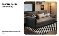 Foldable Elephant Ear Sleeper Sofa two-in-oneUse Pull-extendable Sleeper Sofa Space-Saving transformable Couch Multi-Functional for Apartment Dwellers, Small Families, Home Office Users, Balcony