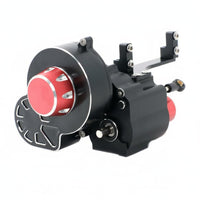 Sealed Metal Transmission CNC Machined All Metal RC Transmission High Precision Aluminum RC Gearbox for Upgrade, Rough Terrain
