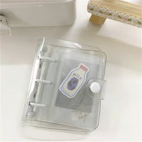 Mini 3-Hole Binder Refill Pages and PVC Storage Sleeves for Planners