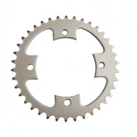 38 Tooth Chainring Evenly Spaced Cogs Silver Metal Chainring Mounting Holes Bike Chain Wheel