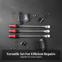 Motorcycle Tire Changing Kit Heavy Duty Motorcycle Tire Iron Portable for Electric Bike Riders, DIY Mechanics