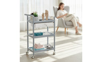 Mobile Beauty Cart with Basin Rolling Salon Storage Cart Compact Hairdresser Trolley Versatile for Hairdressers, Beauticians, Barbers, Hair Salons, Barbershops