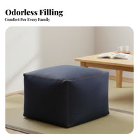 Japanese aesthetic Bean Bag Chair Comfortable Floor pad Space-Saving Indoor Seating Soft and plush Texture for Adults, Students, video game enthusiasts