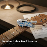 Guitar Capo Anime Themed Design Trigger Capo Single Hand Musical Instrument Accessory for Music Rehearsal Band Rehearsal, Live Performance