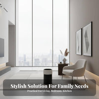 Modern Cylinder Garbage Bin Large Capacity Minimalist Waste Basket Light Luxury Aesthetic Round Open Top Trash Can for Living Room, Washroom, Bedroom