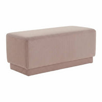 Corduroy Entryway Bench Long Rectangular Shape End-of-Bed Bench adaptable Usage Modern Design for Boutique Owners, book alcove