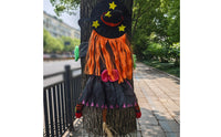 Tree-Climbing Witch Spooky Halloween Decoration Playful Ornament for Spooky Attraction
