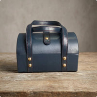 PU Leather Bracelet Box 7 Slots Bracelet Storage Box Handbag Style Mobile Jewelry Storage Case