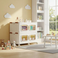 Multi-Functional Mobile infant Drawer Organizer Large Capacity textile Drawer storage universal Rounded Corners Nursery Furniture Space-Saving Design for young children, Parents, Playroom, Bedroom, Living Room, Hallway