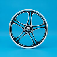 1 Piece 20 Inch Bike Wheel Aluminum Alloy Mag Style One-piece Heavy Duty Bicycle Wheel Solid Stable Performance Suitable for Road Riding Bike Modification