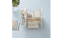 Pegboard Desk Organizer Easy to Organize Pegboard Shelf Organizer Space Saving Office Desk Storage Rack for Students, Study Room