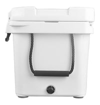 42L Portable Cooler with Wheels and Bluetooth Speaker, Rotomolded Insulated Ice Chest for Outdoor Food Preservation