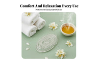 Oval Physical Scrubber Deep Cleansing Head Massager Erwhile Travelingnomic Grip Scalp Brush for Adults, People with Shower, Bathroom
