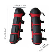 Power Tool Leg Guard Thickened Trimmer Leg Guard Extended Coverage Vegetation Trimming Shin Guards for Landscapers, Landscaping