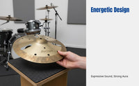 Effect Cymbal, Hi-Hat Cymbal, B20 Alloy Handmade, Drum Kit, Jazz Drum, Hole Pattern, Double Process, Unique Look