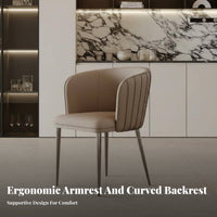 Modern Minimalist & Design Upholstered rotating Armchair Curved posteriorrest Upholstered rotating Tub Chair luxuriously soft Cushioning Indoor Furniture Ergonomic Design for Readers, residents, Adults, Living Room, Balcony, Home Office, studying corner
