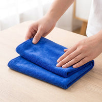 350 GSM Microfibre Cloth 35cm x 75cm, High Absorbency Microfibre Towel Bound Edges, Anti-Shed Soft Microfibre Towel for Car Wash and Detailing