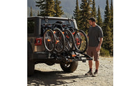 3 Bike Hitch Secure Carrier Hitch-Mounted Bike Rack Heavy-Duty for Cyclists, Suvs, Road Trips