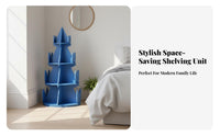 Space-Saving Rotating shelving unit Tower Minimalist design revolving Book Tower Floor-Standing Design shelving unit Multi-Tier for Students, Homeowners, Small Spaces, Corner, Study Room, Bedroom