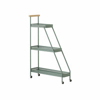Floor-Standing Multi-Level Rolling Flower Pot Holder Movable with casters Plant Rack Space-Saving Tiered Stand Sturdy Base for Indoor Gardeners, Homeowners, Balcony, Living Room, Small Spaces, Bedroom