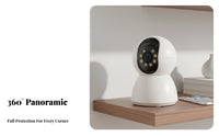 360 Degree Camera Remote Mobile Access Indoor Observation Camera High-Resolution Child Observation Device for Homeowners, Parents, Indoors, Bedroom