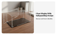 Clear Acrylic Display Box High Clarity Acrylic Display Box Clear Figure Case Long-Lasting Particles Proof Model Container Sturdy
