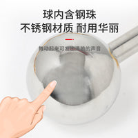 Jinguo Musical Instrument Conductor Baton Drum and Bugle Corps Military Band Conductor Bell Stainless Steel Baton 2-Section