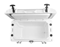 42L Portable Cooler with Wheels and Bluetooth Speaker, Rotomolded Insulated Ice Chest for Outdoor Food Preservation