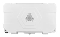 42L Portable Cooler with Wheels and Bluetooth Speaker, Rotomolded Insulated Ice Chest for Outdoor Food Preservation