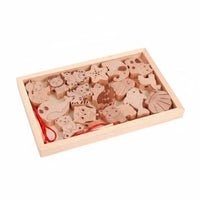 Animal Stacking Toy Multiple Ways to Play Animal Threading Toy Early Learning Wooden Stacking Pieces for Young Children, Kids, Tabletop
