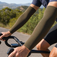 Silicone Non-Slip Ice Silk Arm Sleeves for Basketball Cycling Outdoor Sports Sun Protection