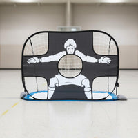 Multi Functional 2 in 1 Ball Target Frame Easy Assembly Kids Soccer Goal Set Lightweight Folding Soccer Goal for Playground, Garden