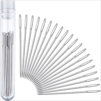 9-12 Pcs Large Eye Blunt Yarn Needles Set with Clear Bottle