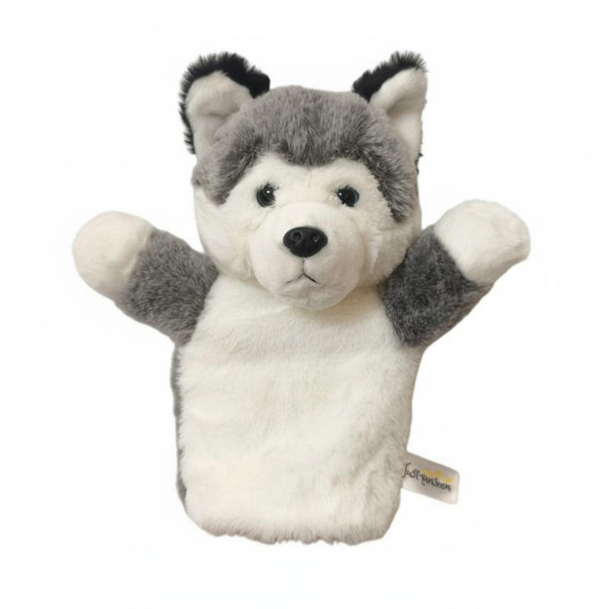 Interactive Play Soft Puppy Puppet Easy to Operate Puppy Soft Puppet Skin-Friendly Material for Parents, Classroom