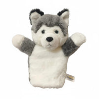 Interactive Play Soft Puppy Puppet Easy to Operate Puppy Soft Puppet Skin-Friendly Material for Parents, Classroom