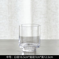 烛台摆件透明玻璃防风风灯欧式简约蜡烛杯浪漫烛光晚餐婚庆装饰品
