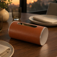 Metal Tissue Box Cover Long-Lasting Tissue Box Organizer Elegant for Living Room