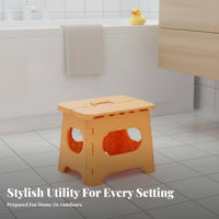 Foldable Collapsible Pfinalic Stool space-efficient Storage Collapsible Step Stool Space-Saving Portable Seat Non-Slip Surface for Children, young children, Bathroom, Outdoor, Camping, Kitchen