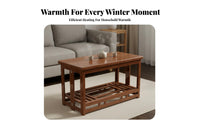 Foldable Kotatsu Frame Heated Japanese Floor Table Space-Saving Living Room Furniture for Families, Students, Small Areas, Bedroom, Bay Window