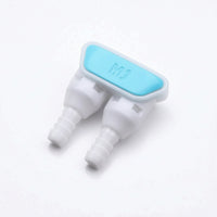 Double-Ended CPC Quick Connector Leak-Unobstructed Quick Disconnect Coupling Compact Inline Hose Connector Rigid for DIYers, Hobbyists, Liquid Transfer, Workshop