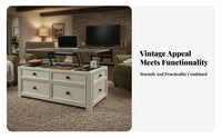 timeless Design elevateTop Coffee Table Multi-Functional elevateTop Storage Table Stable Construction Living Room Furnishing Ergonomic for Remote Workers, Apartment Dwellers, Homeowners, Lounge Area, Small Spaces, Dining