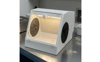 Dust-Proof Sandblasting Box Slanted Viewing Window Sandblasting Dust Collector Box Oral Dustproof Cabinet Side Hand Ports