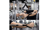 Aluminiumlegering Gym Handles with Metal Grips Metaal Cable Machine Handles Anti-Slip Kabelgreep Heavy Duty for Athletes, Strength Training