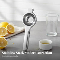 Manual Lemon Liquid R Rust Resistant Lemon Liquid R Handheld Tangy Peel Y Fruits Press Sturdy and Long-Lasting Stainless Steel