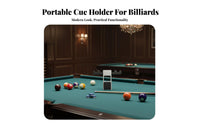4-Cue Holder 4-Cue Billiard Rest Easy to Use for Game Room, Bar, Tournaments